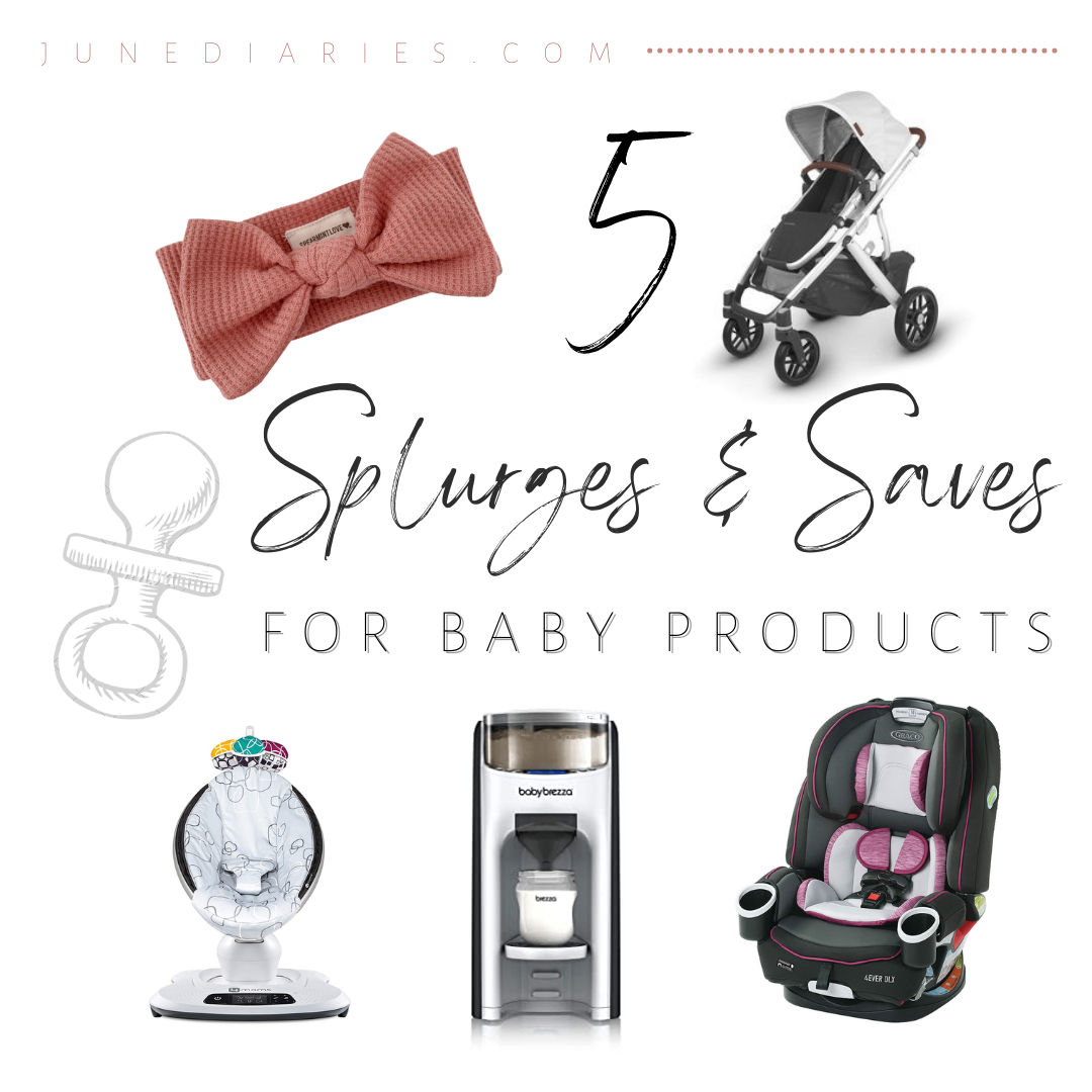 5 Splurges and Saves for Baby Products